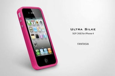 Ультратонкий чехол SGP  Ultra Silke Series (5 цветов) для Iphone 4
