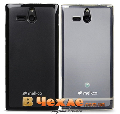 TPU чехол Melkco Poly Jacket для Sony Xperia U (+ мат.пленка)