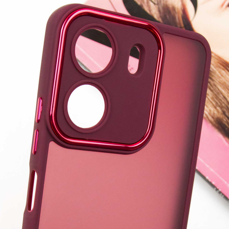 TPU+PC чехол Accent для Xiaomi Redmi 13C / Poco C65 (Magenta) в магазине vchehle.ua