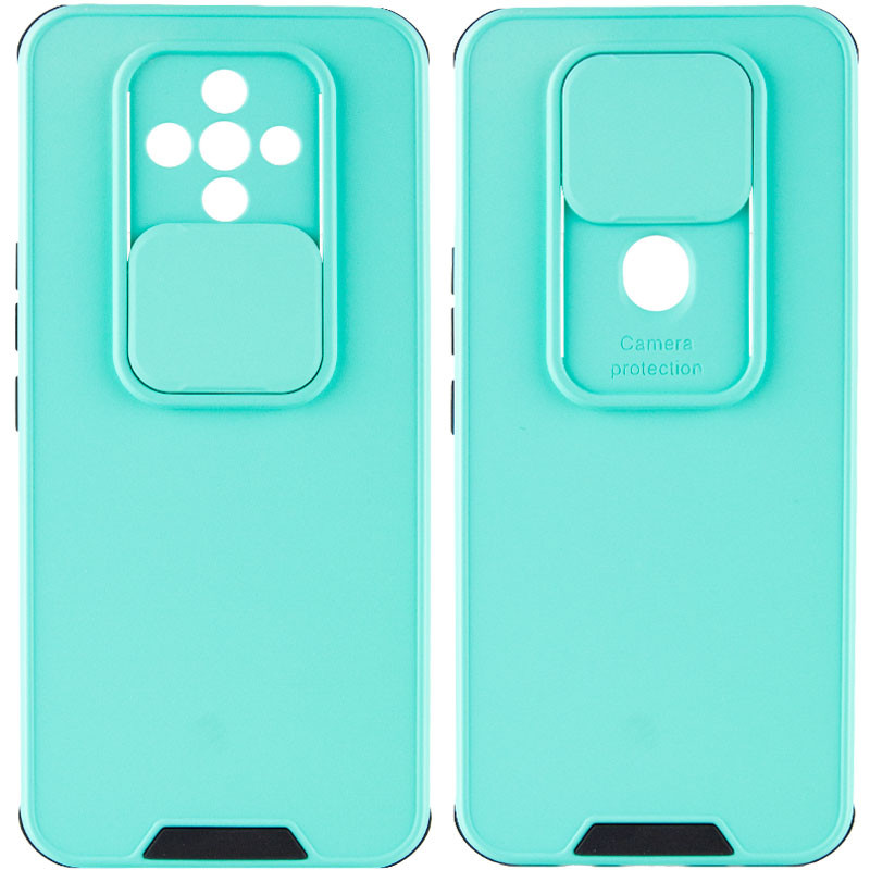 TPU+PC чехол Lens series для TECNO Spark 6 (Мятный)