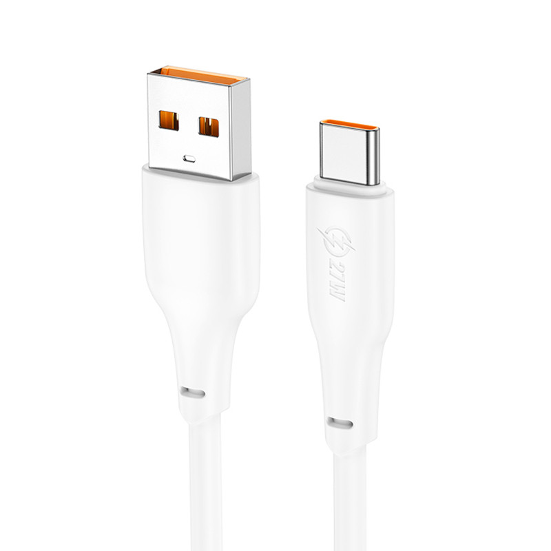 Дата кабель Hoco X93 Force USB to Type-C 27W (1m) (White)