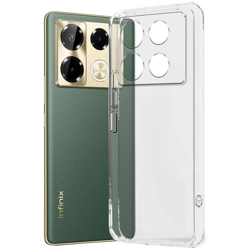 TPU чохол Epic Transparent 1,5mm Full Camera на Infinix Note 40 Pro 4G (Безбарвний (прозорий))