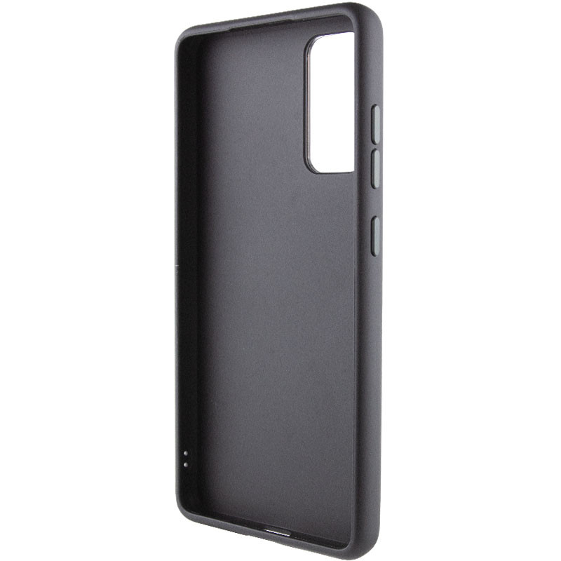 Фото TPU чехол Bonbon Metal Style with Magnetic safe для Samsung Galaxy S21 FE (Черный / Black) в магазине vchehle.ua