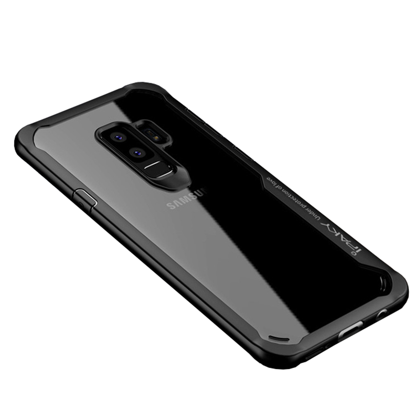 

TPU+PC чехол iPaky Luckcool Series для Samsung Galaxy S9+ (Черный) 503045