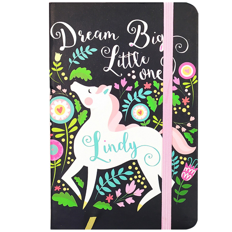 

Блокнот на гумці Unicorn Dream Mini (Чорний) 739536
