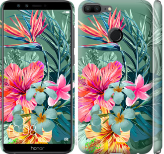 

Чехол Тропические цветы v1 для Huawei Honor 9 Lite 845248