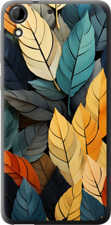 

Чохол Кольорове листя на HTC Desire 728G 1629992