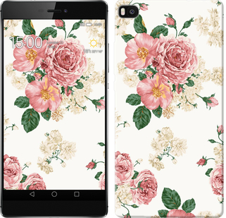

Чехол цветочные обои v1 для Huawei Ascend P8 642392