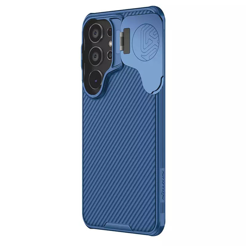 Фото Карбонова накладка Nillkin Camshield Prop на Samsung Galaxy S24 (Blue) в маназині vchehle.ua