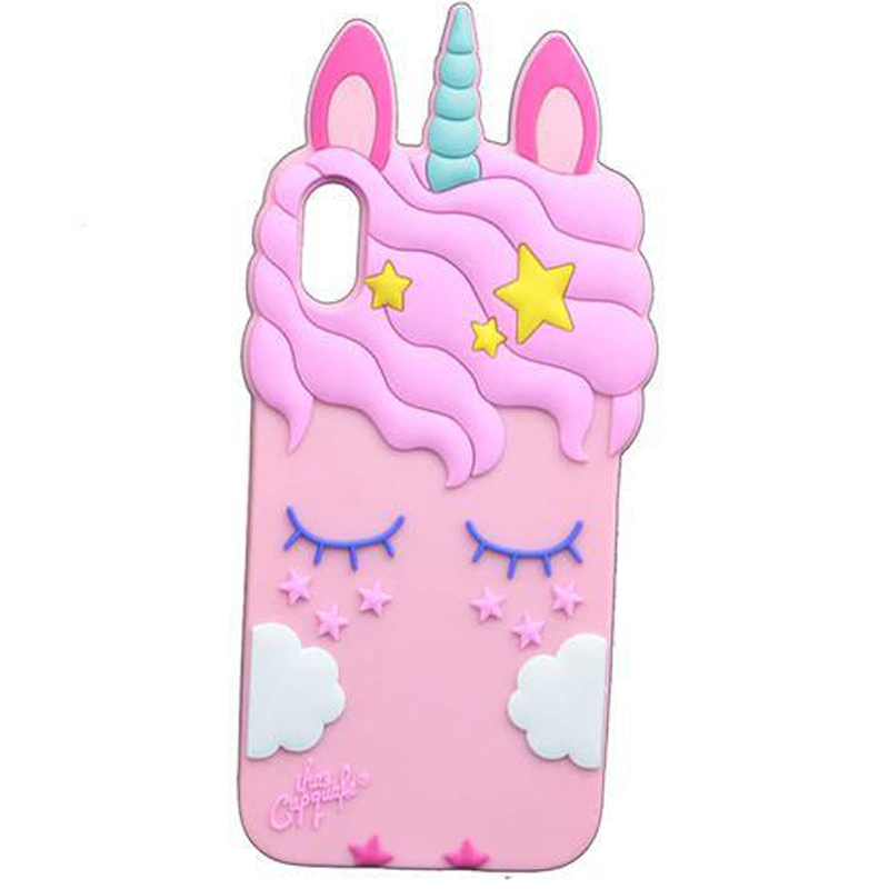 

Силиконовая накладка 3D Little Unicorn для Apple iPhone XS Max (6.5") (Розовый, Единорог) 685084