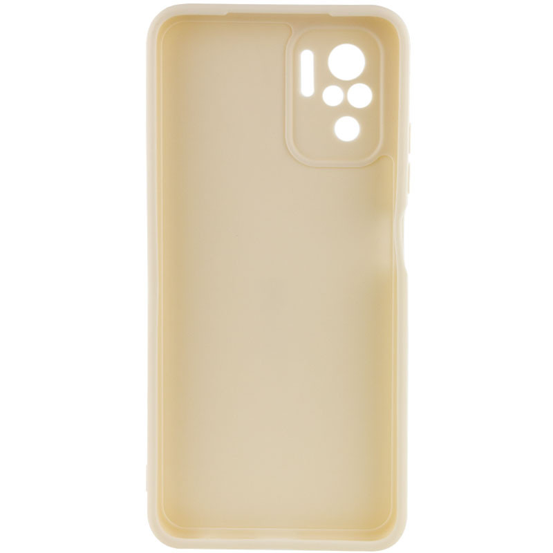 Фото Силиконовый чехол Candy Full Camera для Xiaomi Redmi Note 10 / Note 10s (Бежевый / Antique White) на vchehle.ua