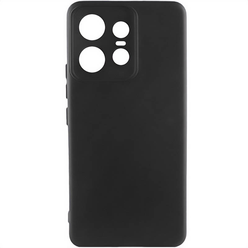 Чохол Silicone Cover Lakshmi Full Camera (AA) на Motorola Edge 50 Pro (Чорний / Black)