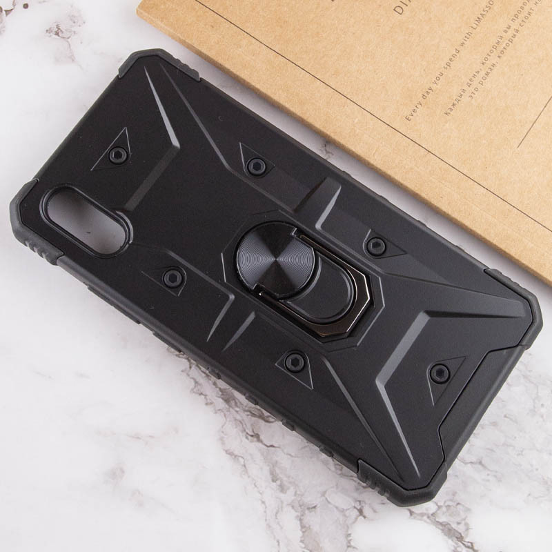 Ударопрочный чехол Pathfinder Ring для Xiaomi Redmi 9A (Черный / Black) в магазине vchehle.ua