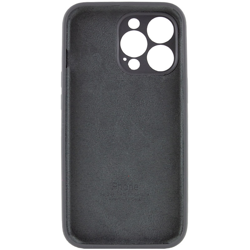 Чехол Silicone Case Full Camera Protective (AA) для Apple iPhone 14 Pro (6.1") (Серый / Dark Gray) в магазине vchehle.ua