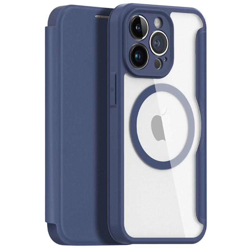 Чохол-книжка Dux Ducis Skin X Pro with Magnetic safe на Apple iPhone 15 Pro Max (6.7") (Blue)