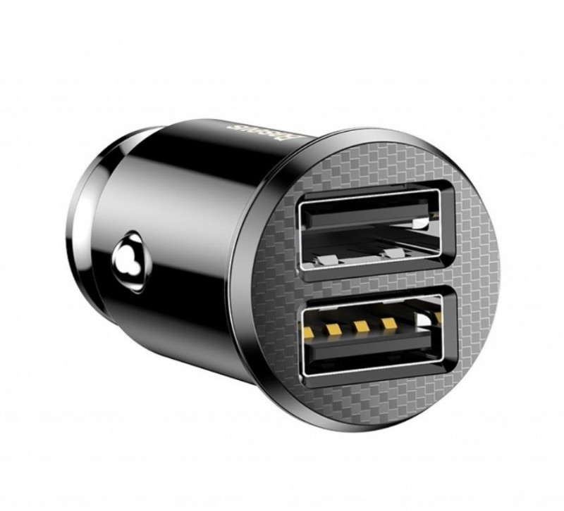 Фото АЗУ Baseus Grain (2USB 3.1A) (CCALL-ML) (Черный) на vchehle.ua