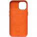 Фото Чехол Denim with Magnetic safe для Apple iPhone 15 Pro Max (6.7") (Orange) в магазине vchehle.ua