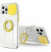 Чехол Camshield ColorRing TPU со шторкой для камеры для Apple iPhone 12 Pro (6.1") (Желтый)