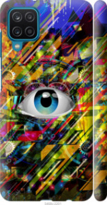 Чехол Абстрактный глаз для Samsung Galaxy A12 A125F