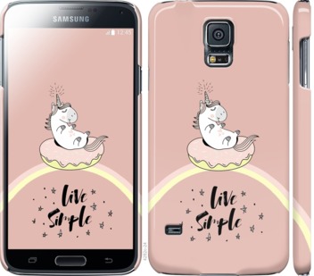

Чохол Єдинорожки в пончике на Samsung Galaxy S5 Duos SM G900FD 719129