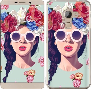 

Чехол Девушка с цветами для Huawei Mate S 702777