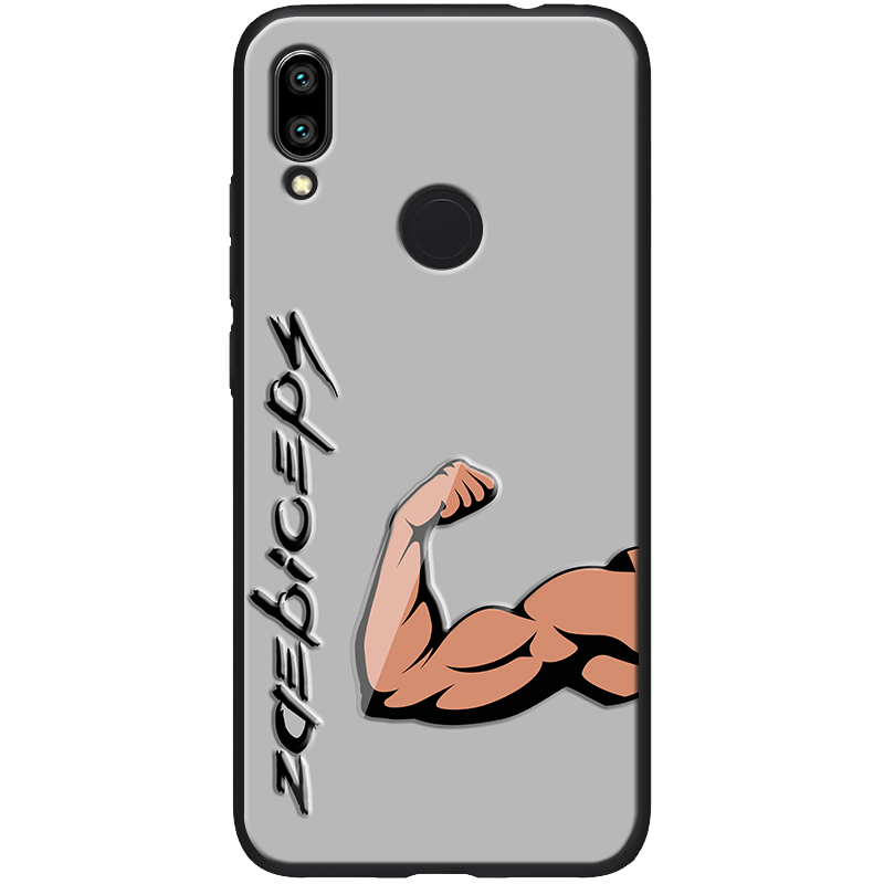 

TPU+PC чехол ForFun для Xiaomi Redmi Note 7 Pro (Бицепс / Серый) 746643