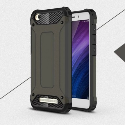 

Броньований протиударний TPU+PC чохол Immortal на Xiaomi Redmi 4a (Метал / Gun Metal) 58610