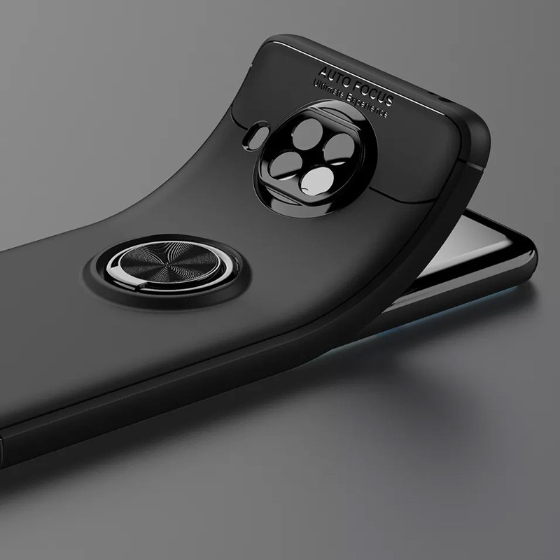 

TPU чохол Deen ColorRing під магнітний тримач (opp) для Xiaomi Mi 10T Lite (Чорний / Чорний) 1091643