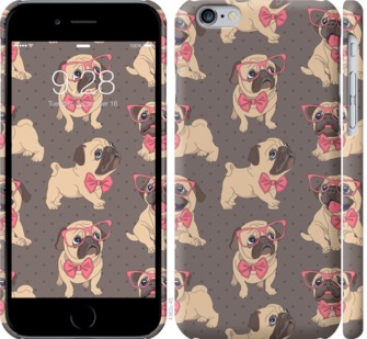 

Чехол мопсики 2 для iPhone 6 (4.7'') 731208