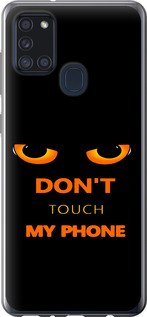 Чехол Don't touch the phone для Samsung Galaxy A21s A217F