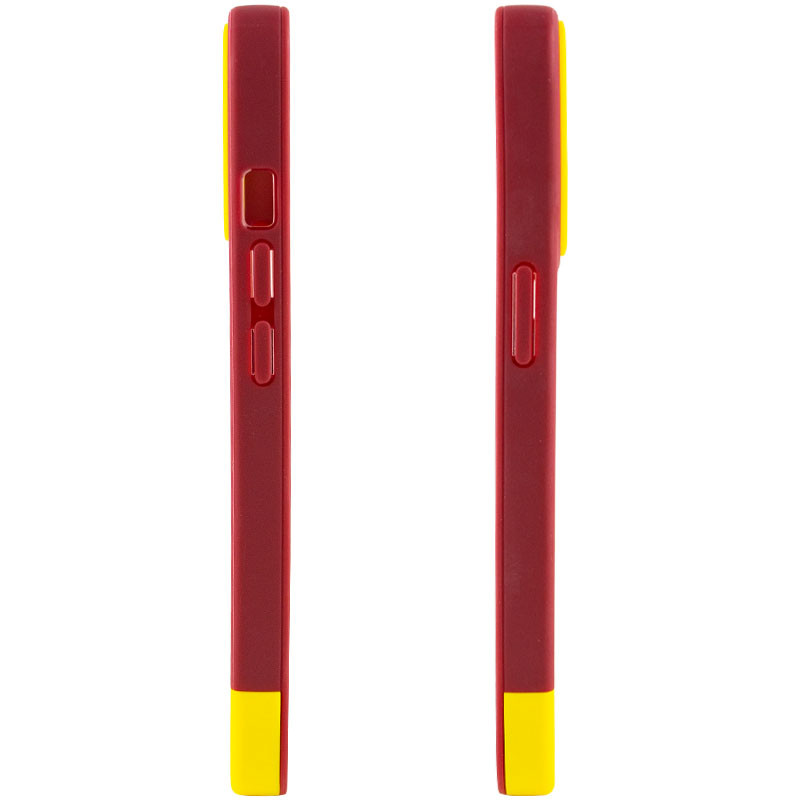 Фото Чехол TPU+PC Bichromatic для Apple iPhone 11 Pro (5.8") (Brown burgundy / Yellow) в магазине vchehle.ua