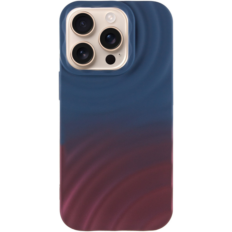 Фото Чохол TPU ColorWave на Apple iPhone 14 Pro Max (6.7") (Navy Blue / Plum) на vchehle.ua