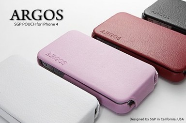 #Кожаный чехол SGP Argos для Iphone 4/4S