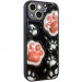 TPU+PC чехол Prisma Plushie для Apple iPhone 14 (6.1") (Paws)