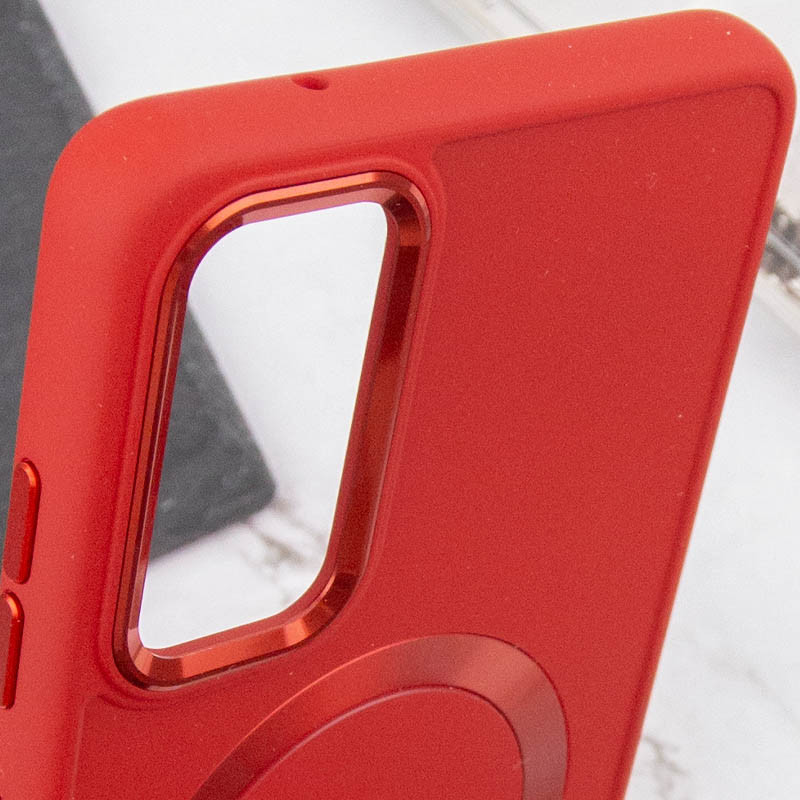 Купить TPU чехол Bonbon Metal Style with Magnetic safe для Samsung Galaxy A54 5G (Красный / Red) на vchehle.ua