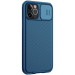 Фото Карбонова накладка Nillkin Camshield (шторка на камеру) на Apple iPhone 13 Pro (6.1") (Синій / Blue) в маназині vchehle.ua
