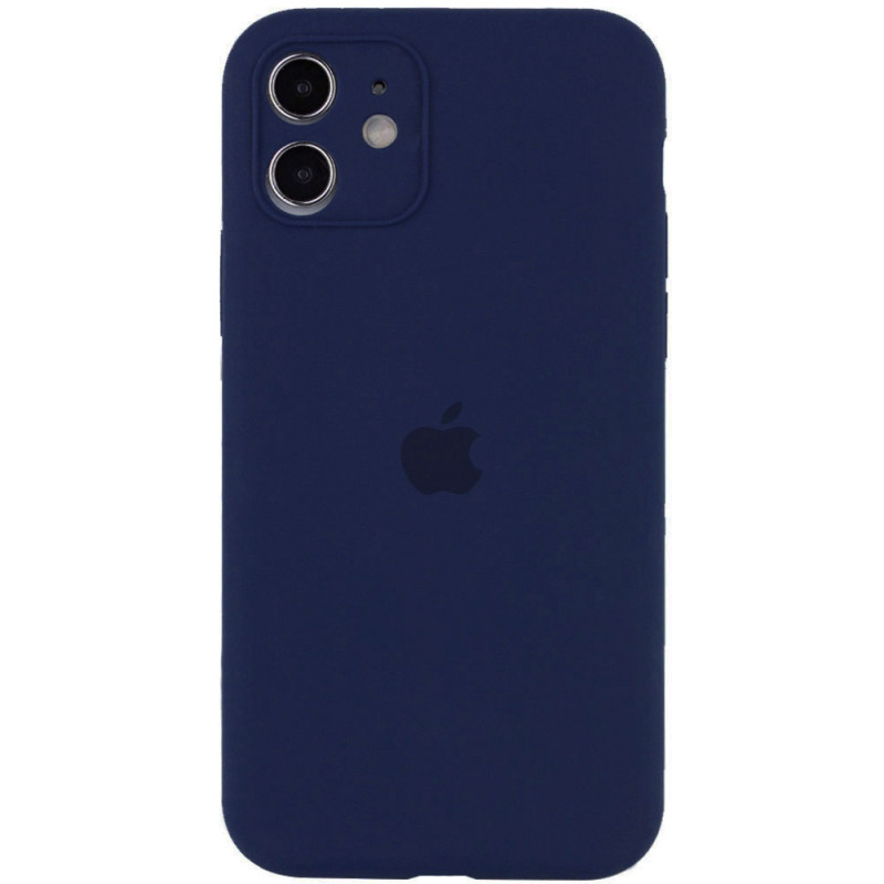 Чохол Silicone Case Full Camera Protective (AA) на Apple iPhone 11 (6.1") (Синій / Deep navy)