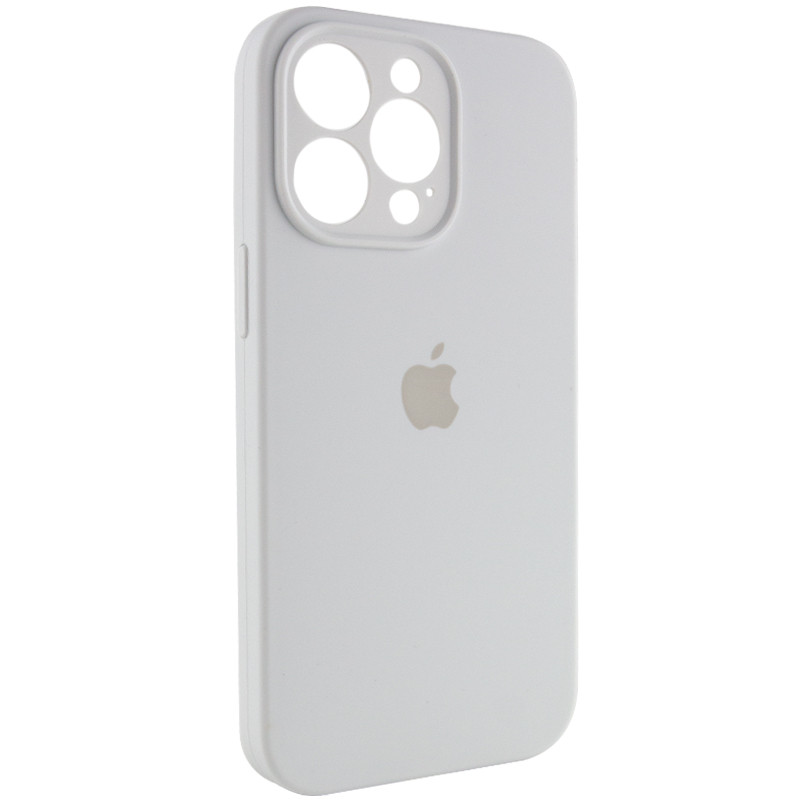 Фото Чехол Silicone Case Full Camera Protective (AA) для Apple iPhone 13 Pro (6.1") (Белый / White) на vchehle.ua