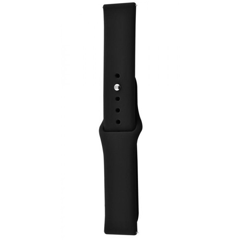 

Силіконовий ремінець Sport на Xiaomi Amazfit/Samsung 20 mm (Чорний) 836913