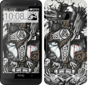 Чехол Тату Викинг для HTC One M7