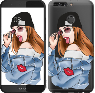 

Чохол Дівчина v3 для Huawei Honor 8 Pro 843156