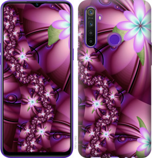 

Чехол Цветочная мозаика для Realme 5 918408