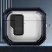 Фото Футляр противоударный Locking Button для наушников Airpods 3 (Blue) на vchehle.ua