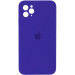 Чохол Silicone Case Square Full Camera Protective (AA) на Apple iPhone 11 Pro Max (6.5") (Фіолетовий / Ultra Violet)