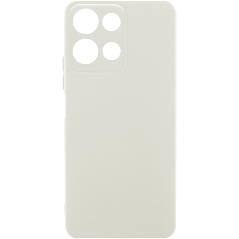 Чехол Silicone Cover Lakshmi Full Camera (AA) для Motorola Moto G75 5G (Белый / White)