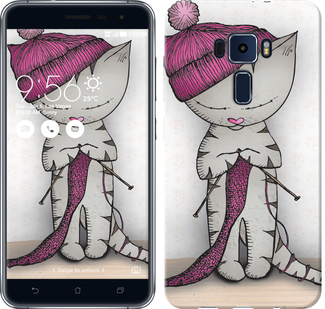 

Чехол Кошка рукодельница для Asus Zenfone 3 ZE520KL 584435