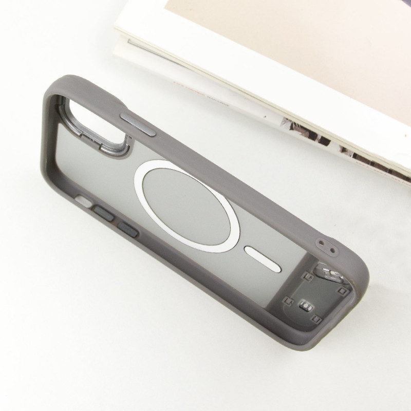 TPU+PC чехол Stand case для Apple iPhone 11 (6.1") (Grey) в магазине vchehle.ua