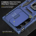 Купити Удароміцний чохол Camshield Army Ring на Samsung Galaxy S25 Ultra (Синій / Navy) на vchehle.ua