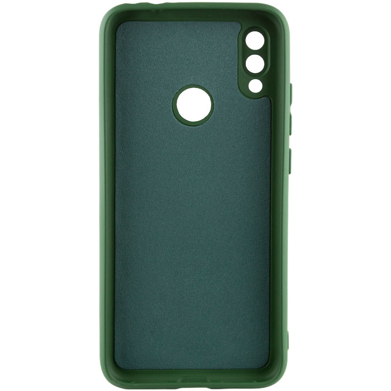 Фото Чехол TPU GETMAN Liquid Silk Full Camera для Xiaomi Redmi Note 7 / Note 7 Pro / Note 7s (Зеленый / Dark green) на vchehle.ua