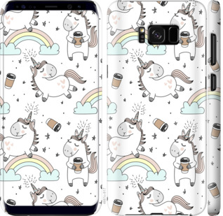 

Чехол Единорог и кофе для Samsung Galaxy S8 Plus 840602
